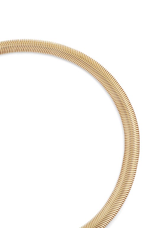 Ivi Los Angeles Liz Herringbone Chain Necklace