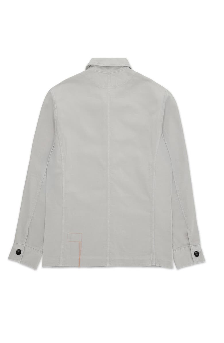 Fortela Seneca Cotton Overshirt, Alternate, color, Grey