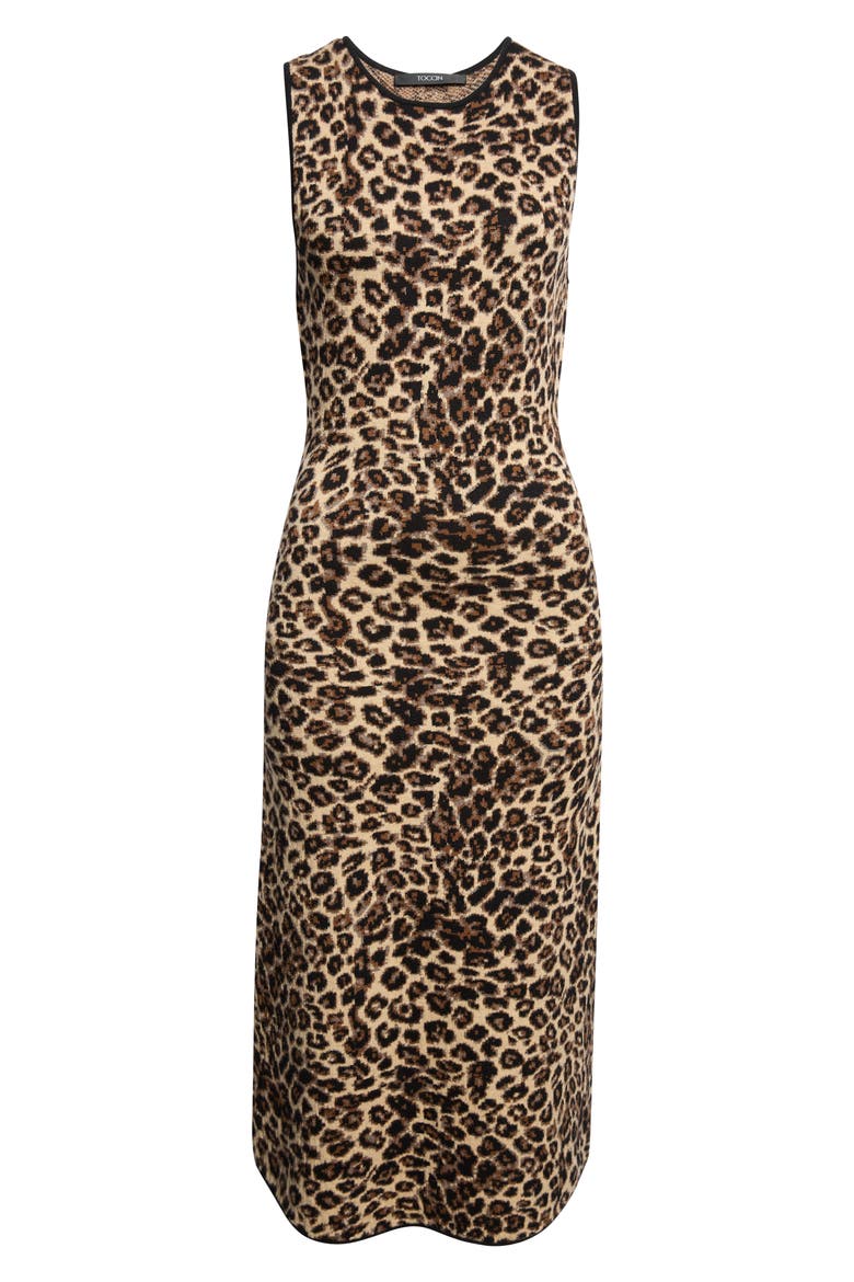 Alessia Sleeveless Wool Maxi Dress, Alternate, color, MULTI