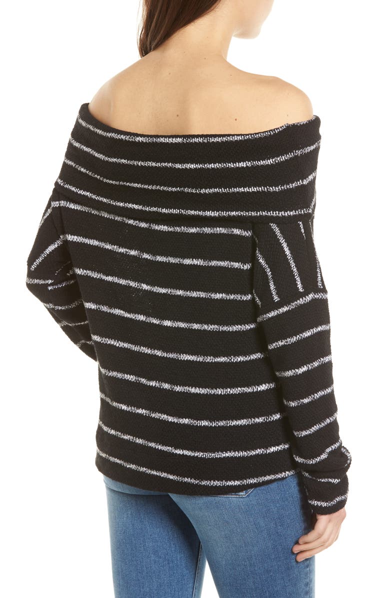 Caslon<sup>®</sup> Convertible Neck Knit Pullover, Alternate, color, 