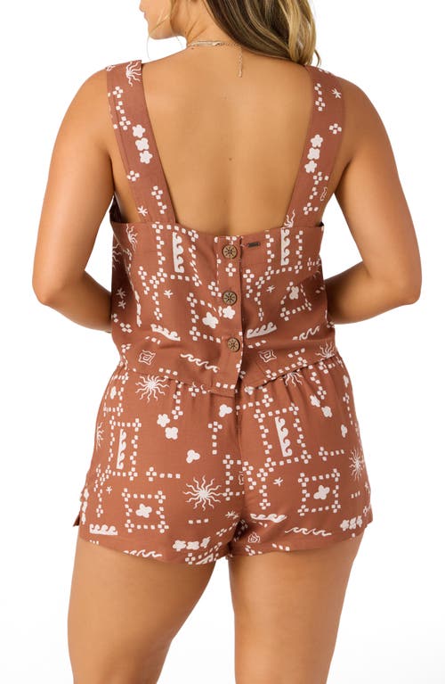 O'neill Keely Crop Shell In Brown