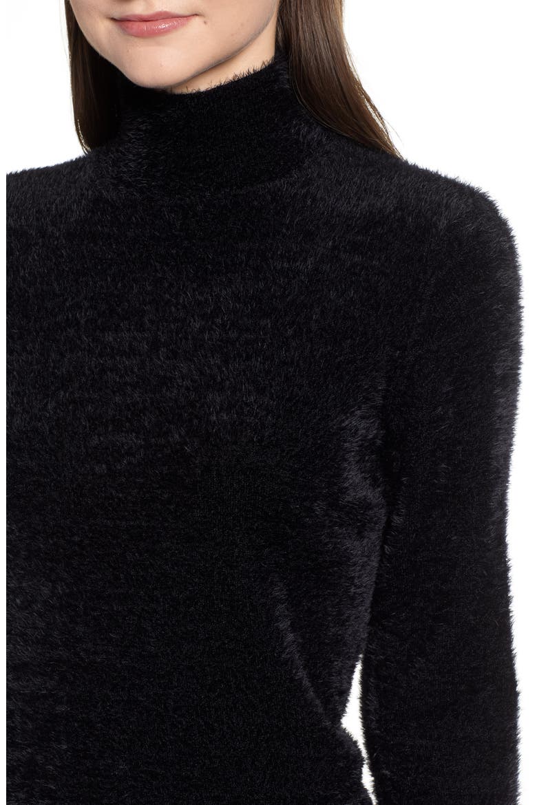 Eyelash Knit Pullover, Alternate, color, BLACK