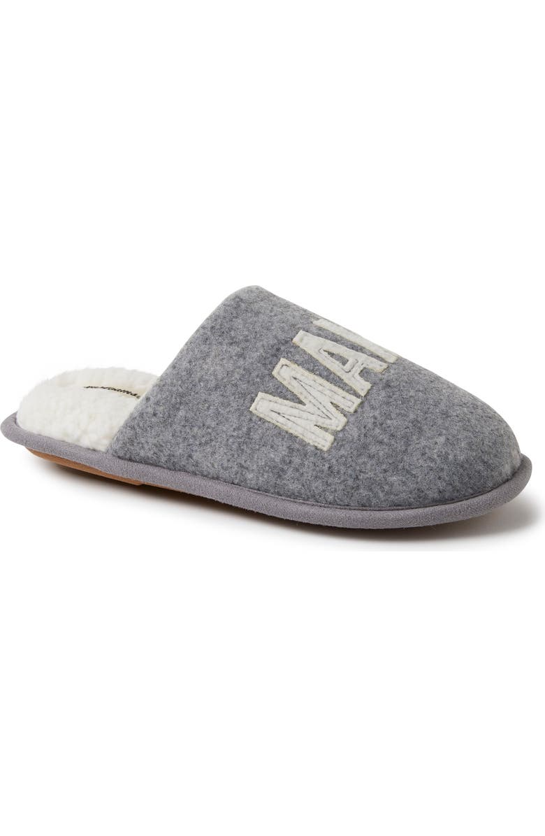 DEARFOAMS Carley Mama Bear Mom Scuff Slipper, Alternate, color, Light Heather Grey