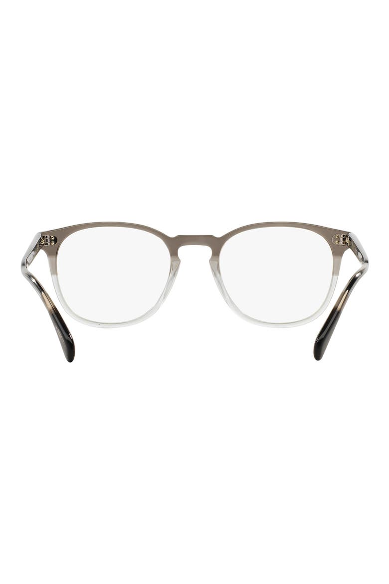 Finley Esquire 49mm Small Square Optical Glasses, Alternate, color, GREY