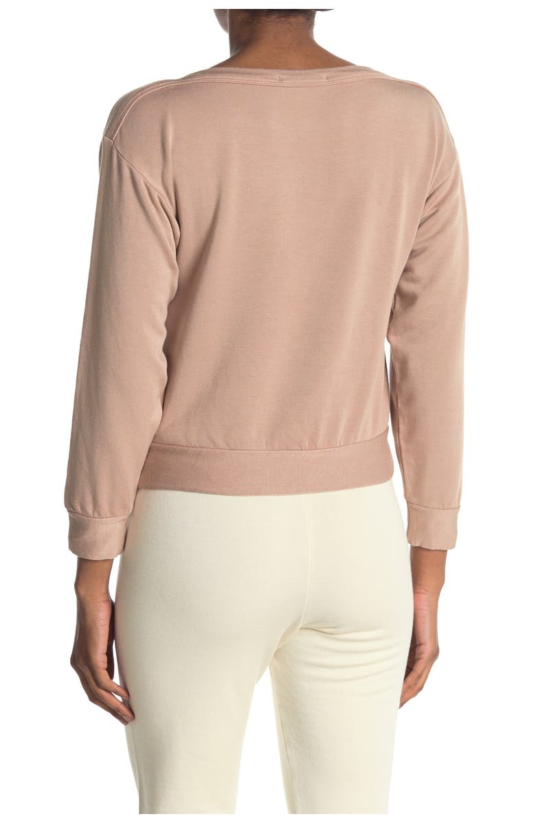 Stateside Fleece Boat Neck Top | Nordstromrack