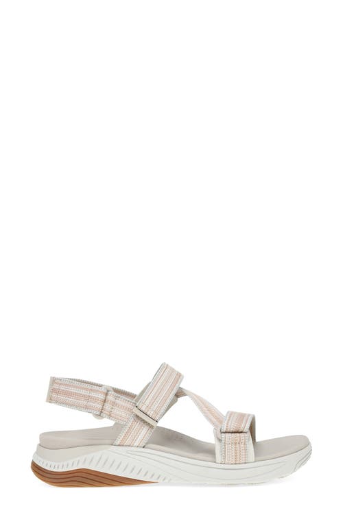 Dansko Rayna Sandal In Taupe Multi Webbing