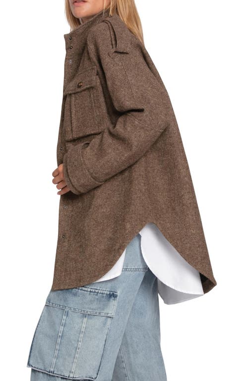 Belle & Bloom All My Love Wool Blend Jacket In Brown