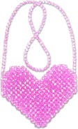 Iscream Kids' Beaded Heart Crossbody Bag
