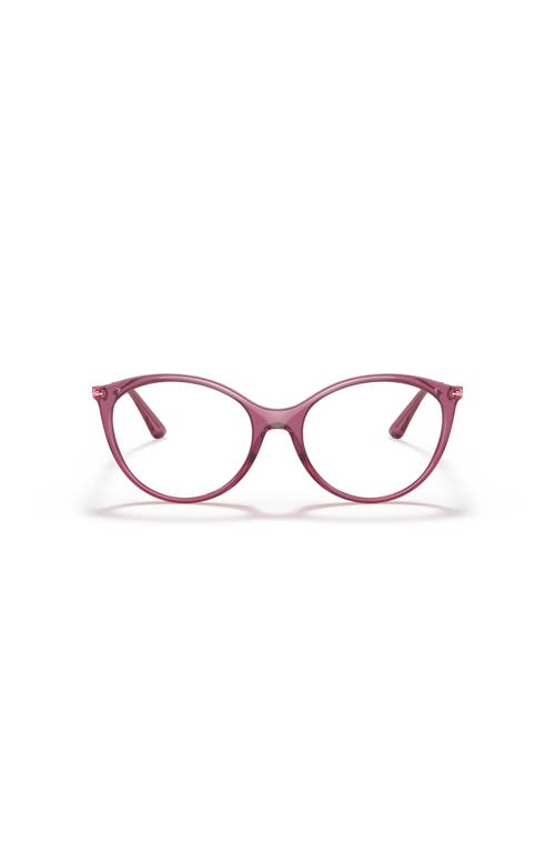 Vogue Eyewear 53mm Oval Optical Glasses In Purple