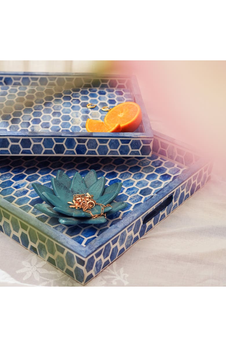 Mela Artisans Gramercy Inlay Tray, Alternate, color, Gramercy