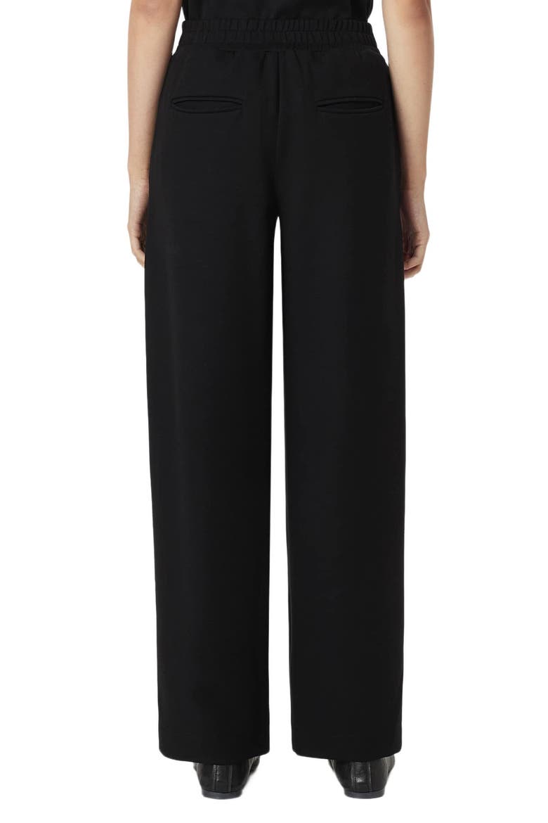 Emilia Wide Leg Trousers, Alternate, color, BLACK