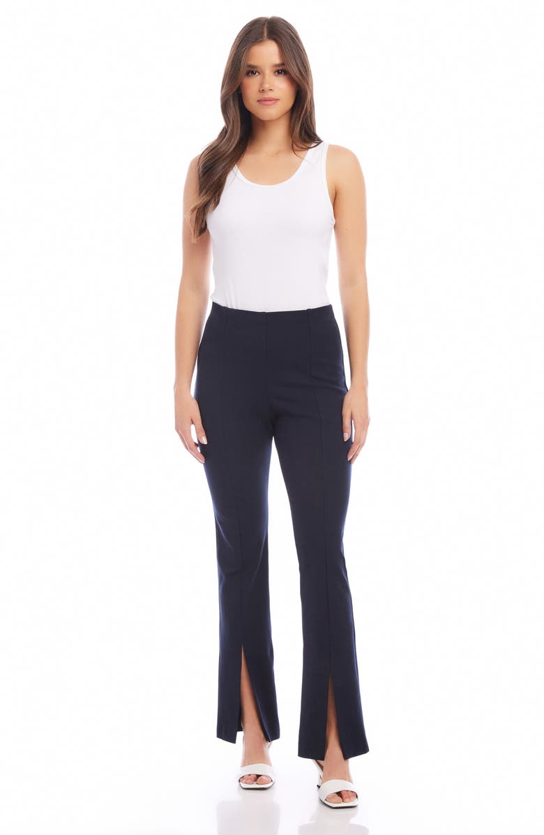 FIFTEEN TWENTY High Waist Front Slit Pants, Alternate, color, 