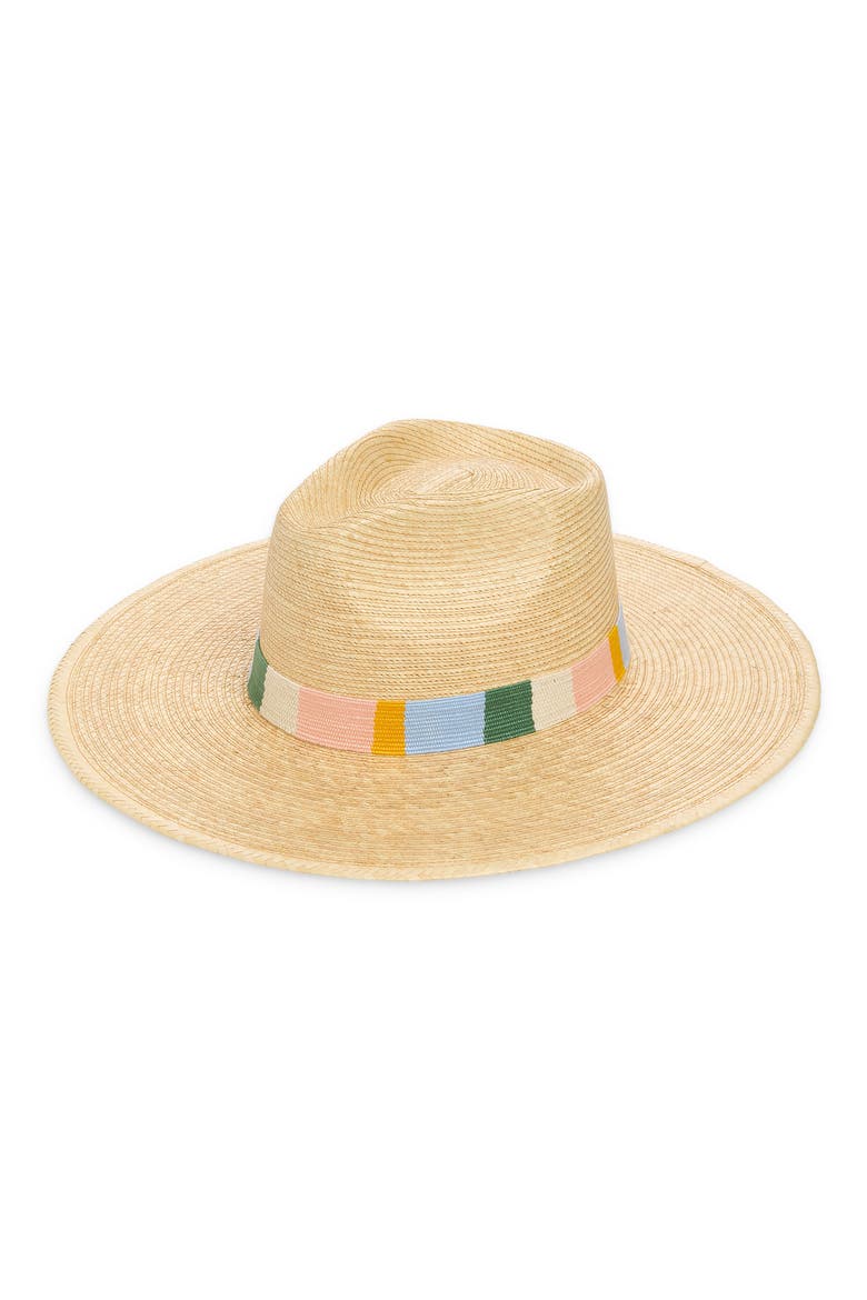 Clara Palm Straw Sun Hat, Main, color, NATURAL