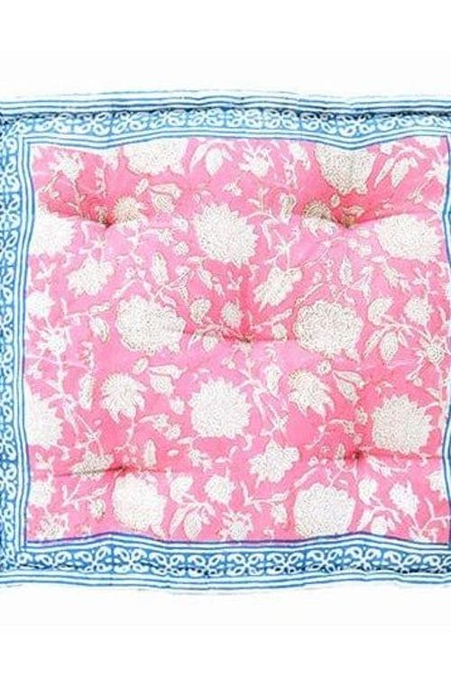 Cqc La Mana Floor Cushion In Pink