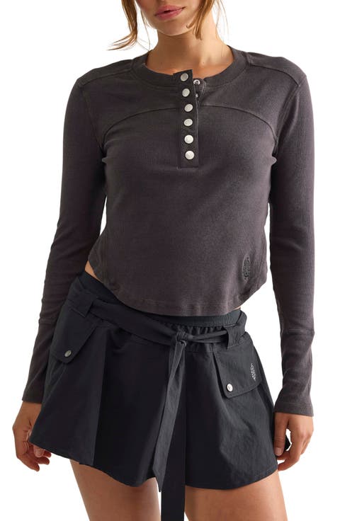 Cool Down Stretch Cotton Crewneck Top