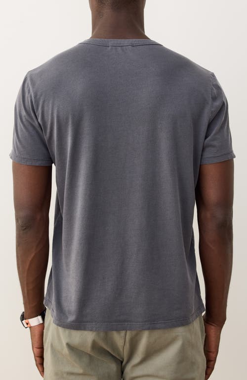 Marine Layer Signature Crewneck T-shirt In Gray
