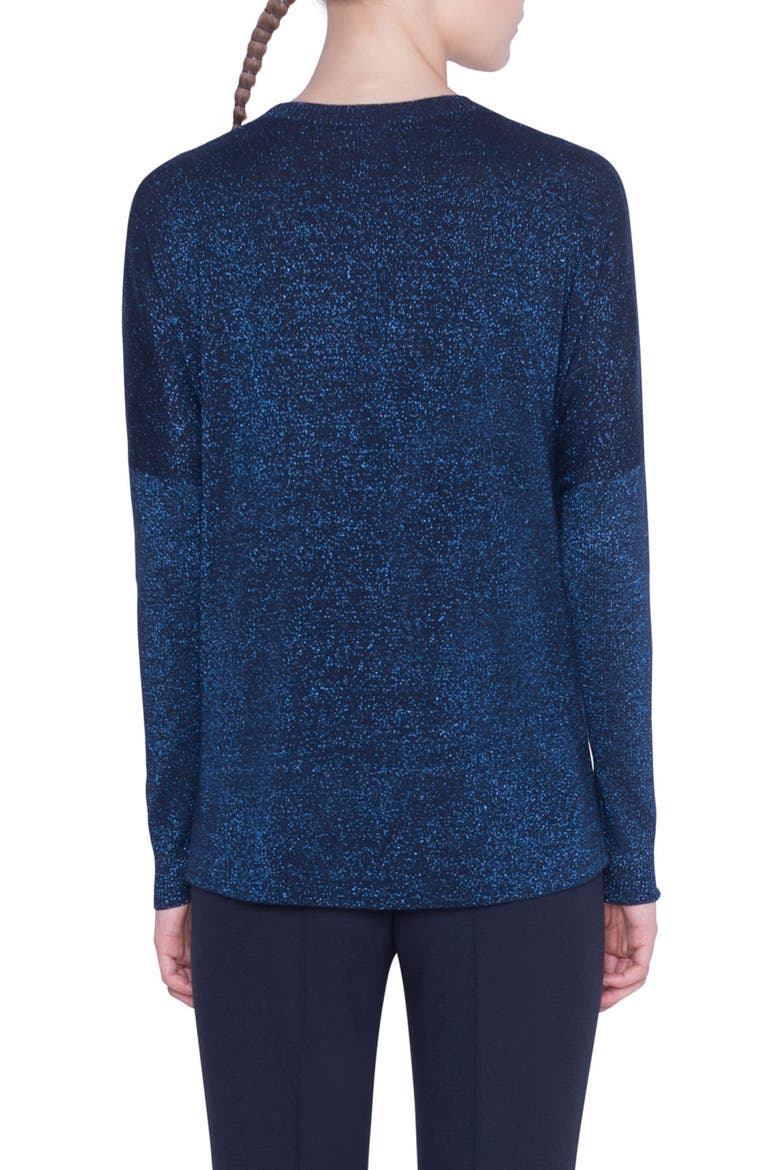 Metallic Wool Sweater, Alternate, color, NIGHT SKY
