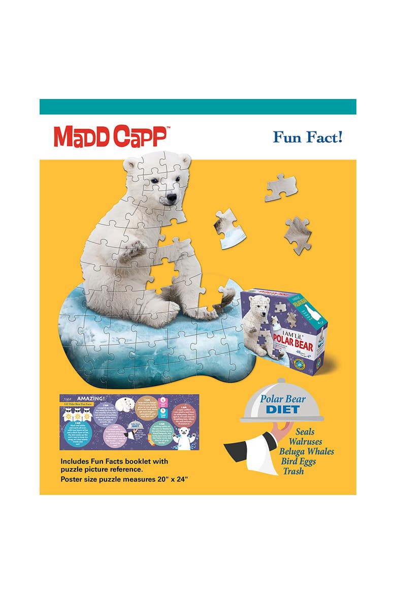 I Am Lil Polar Bear 48 piece Puzzle, Alternate, color, Multicolored