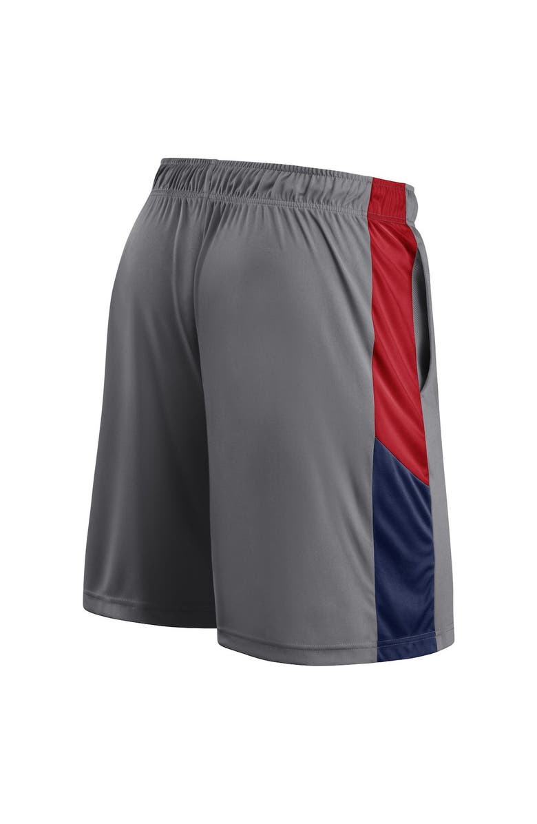 FANATICS Men's Fanatics Branded Gray Chicago Fire Team Shorts, Alternate, color,
