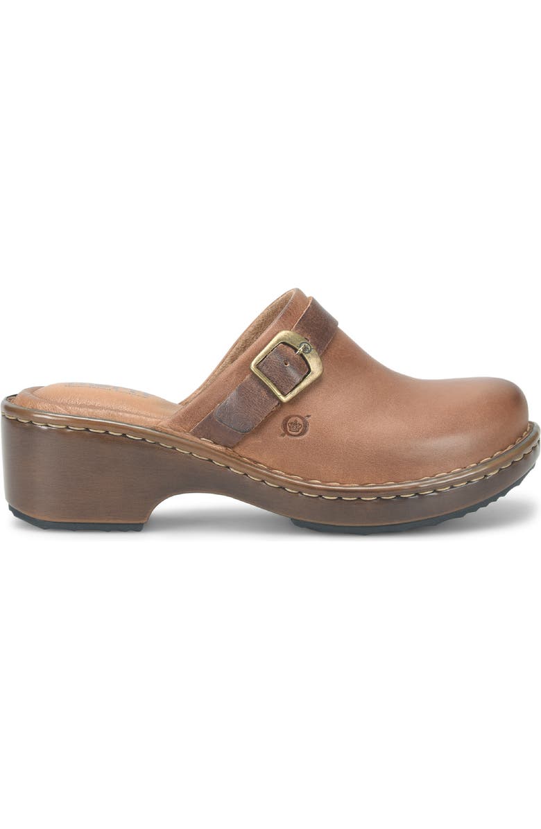 Børn Tru Clog, Alternate, color, Tan Leather