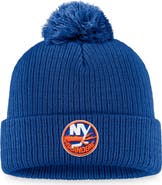 FANATICS Men's Fanatics Branded Royal New York Islanders Core Primary Logo Cuffed Knit Hat with Pom