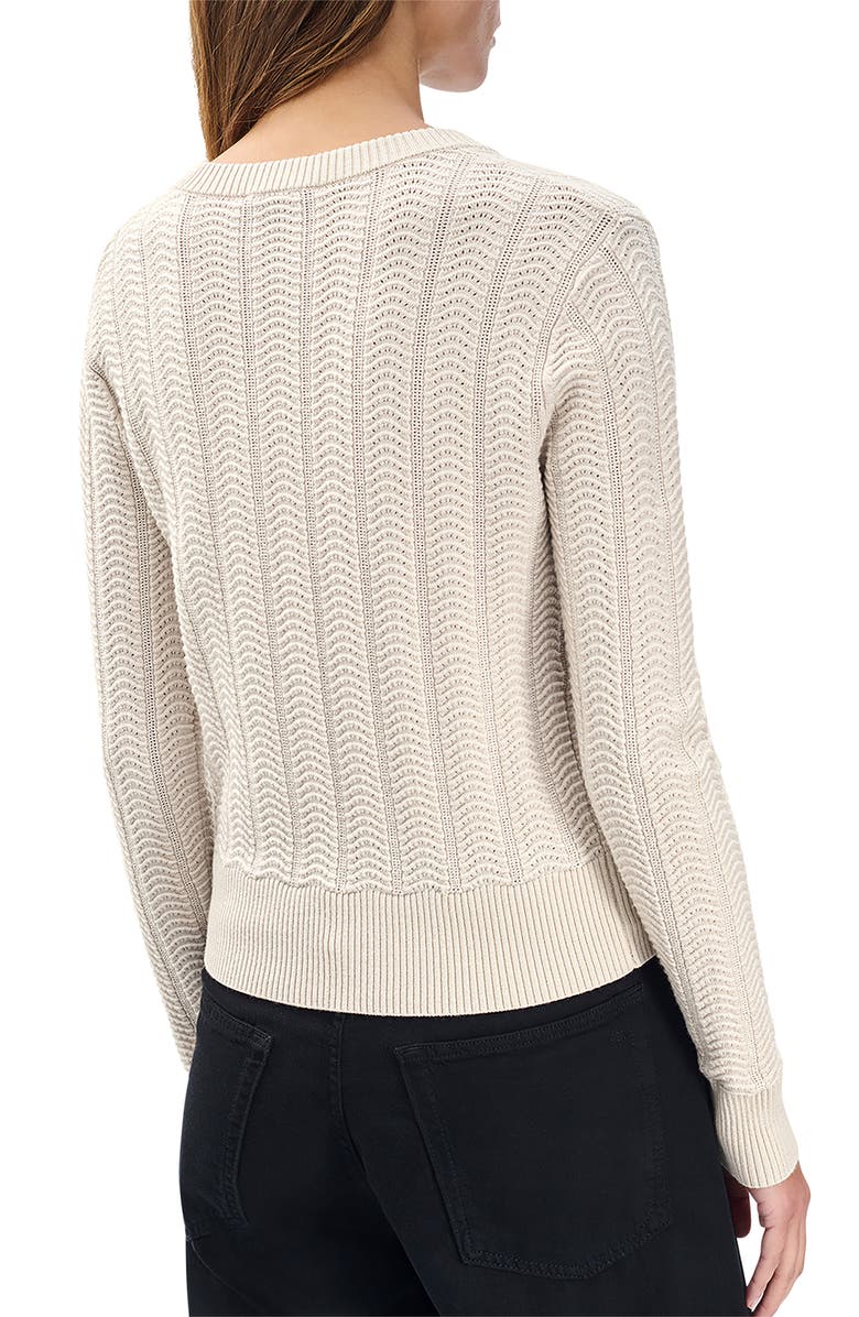 rag & bone Francesca Wool Blend Cardigan, Alternate, color, Oatmeal