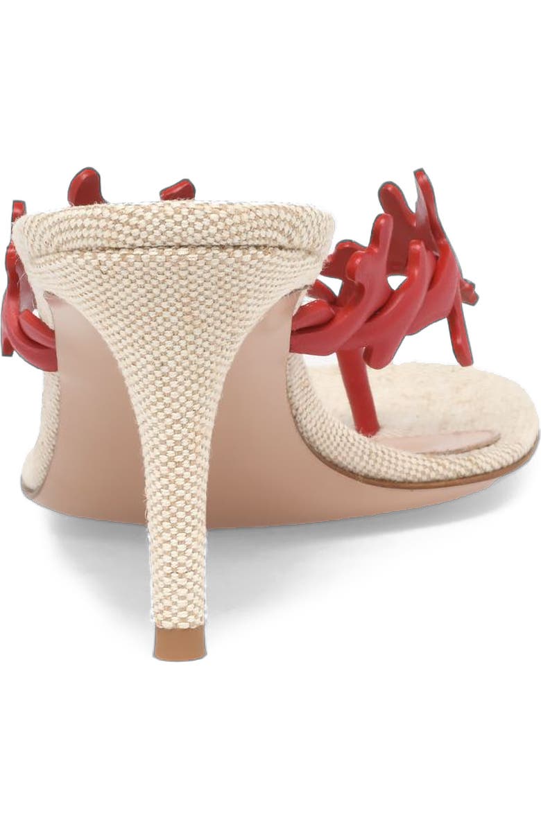 Gianvito Rossi Ocean Thong Sandal, Alternate, color, Red Nappa