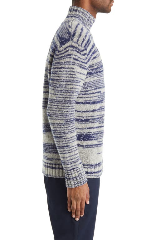 Nn07 Douglas Merino Wool Blend Turtleneck Sweater In Multi