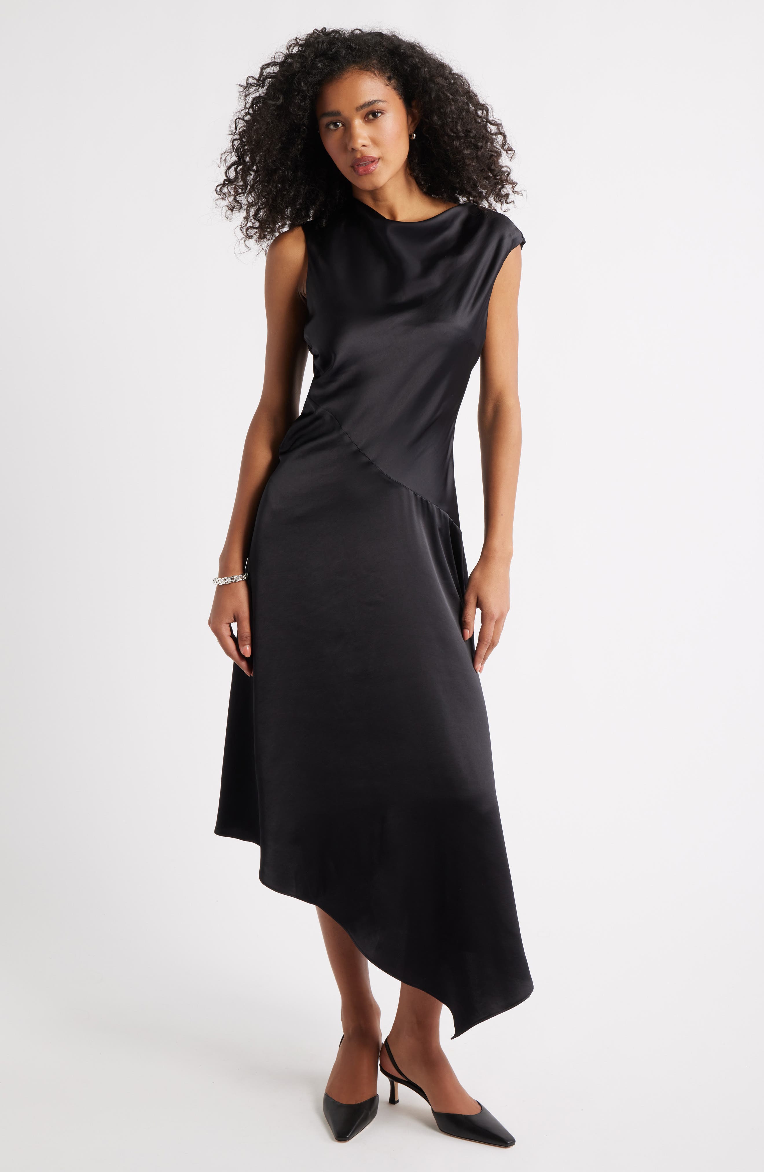 Women's Satin Midi Dresses | Nordstrom