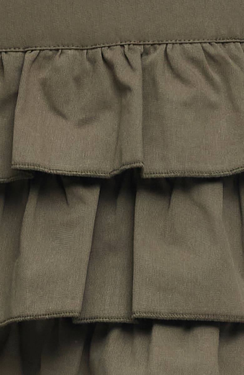 LIONESS Solstice Tiered Miniskirt, Alternate, color, Safari