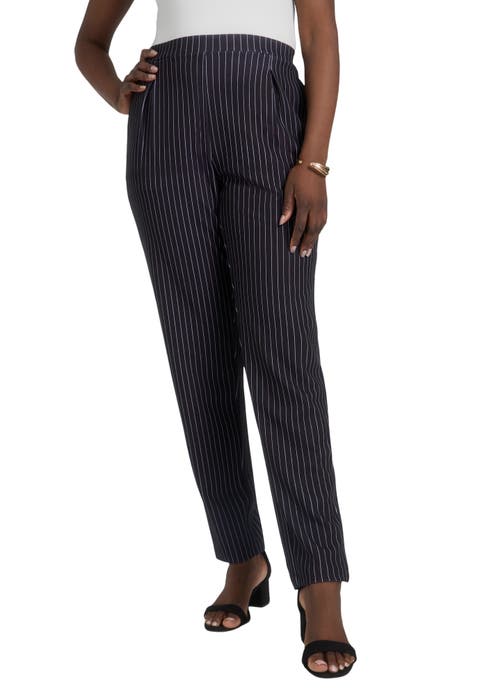 Stretch Knit Crepe Straight Leg Pants (Plus Available)