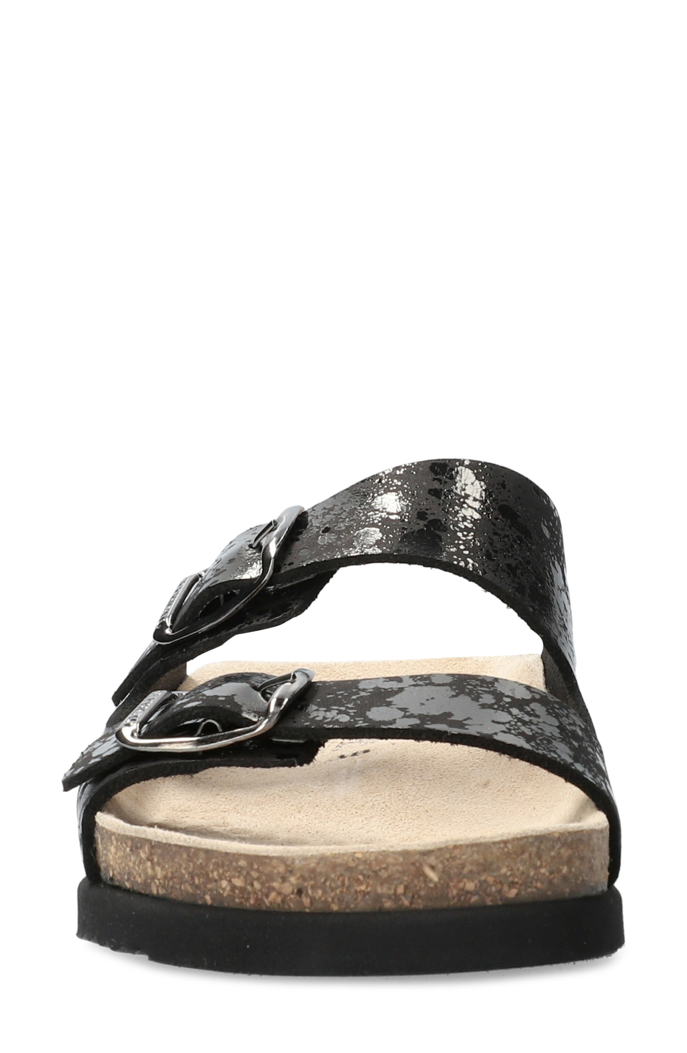 'Harmony' Slide Sandal, Alternate, color, BLACK LEATHER