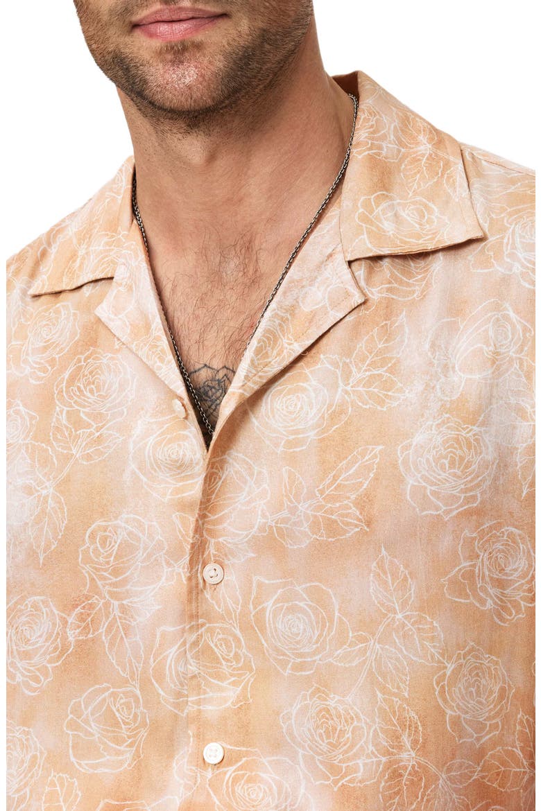 Dan Print Modal Camp Shirt, Alternate, color, FADED TWINE