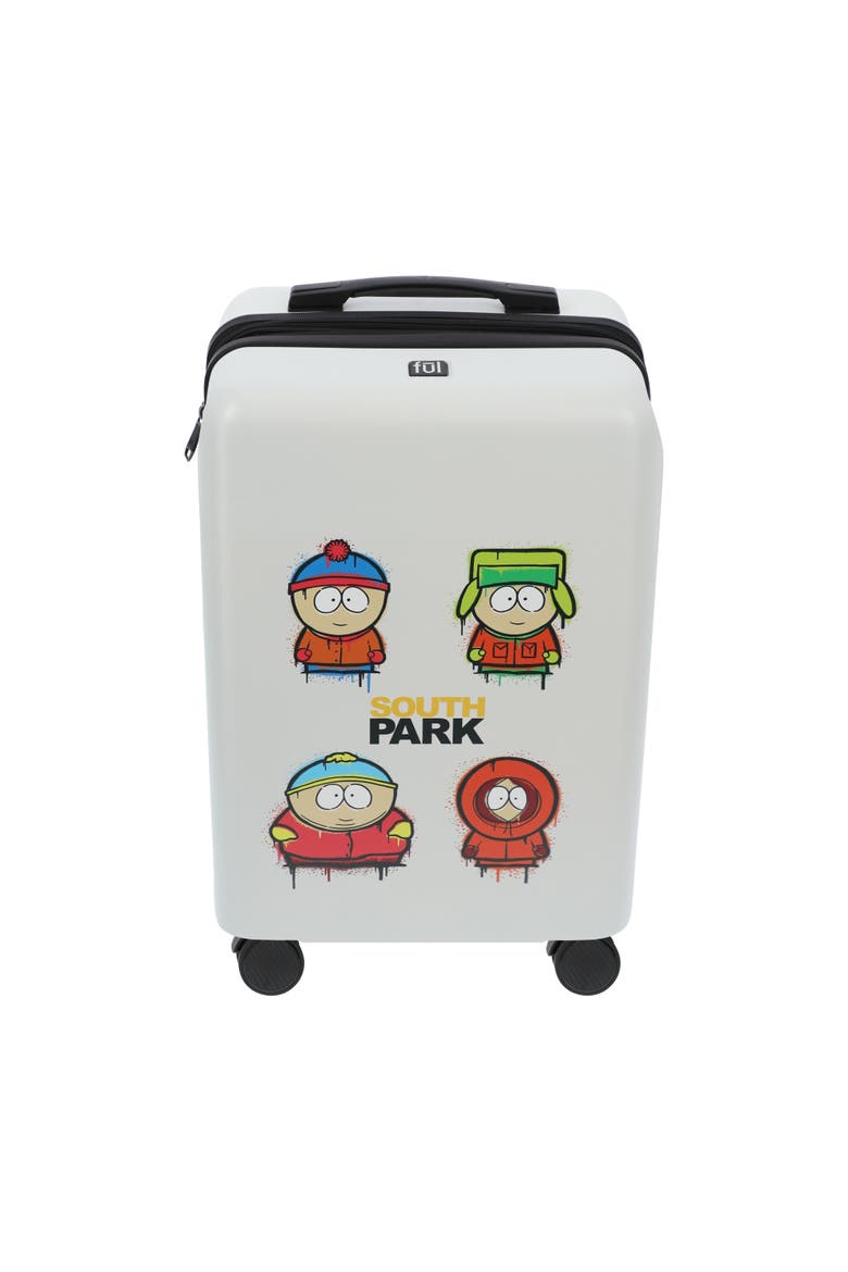 PARAMOUNT SOUTHPARK  22.5" CARRY-ON LUGGAGE, Alternate, color, WHITE
