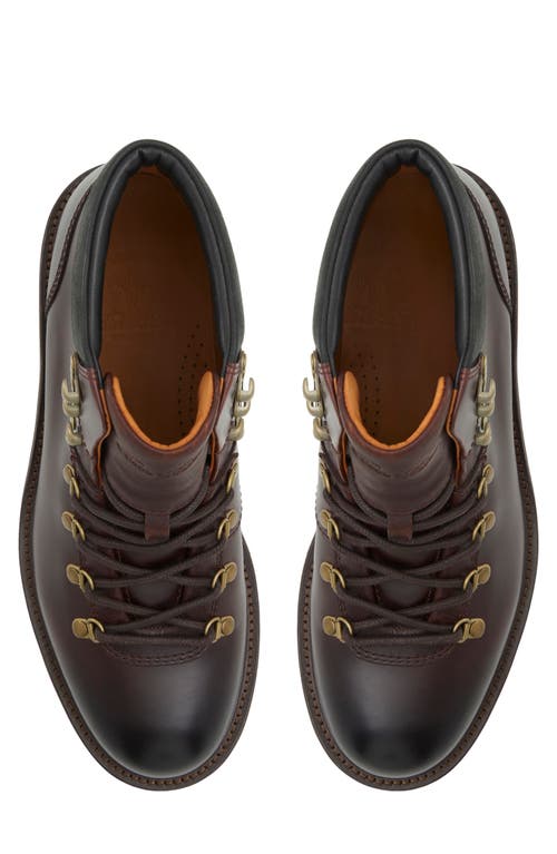 Brooks Brothers Roosevelt Lace-up Boot In Burgundy