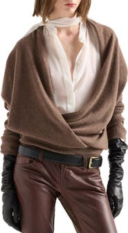 7 For All Mankind Wool & Cashmere Wrap Sweater