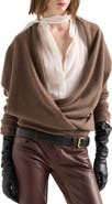 7 For All Mankind Wool & Cashmere Wrap Sweater