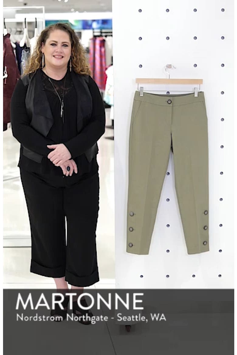 Slim Leg Crop Pants video