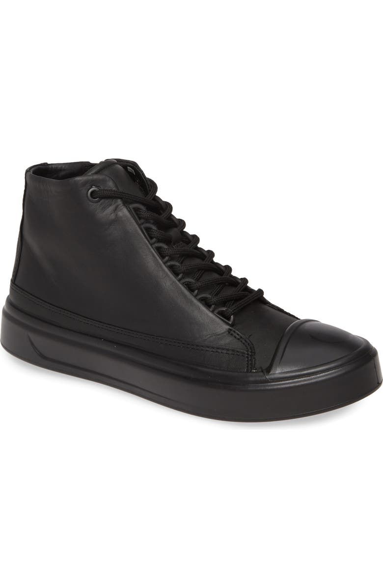 ECCO Flexure Cap Toe High Top Sneaker, Main, color,