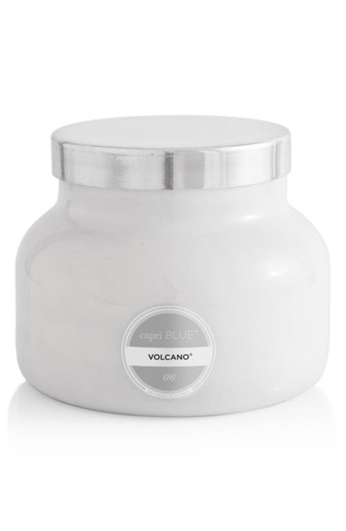 Capri Blue Volcano White Signature Jar Candle 