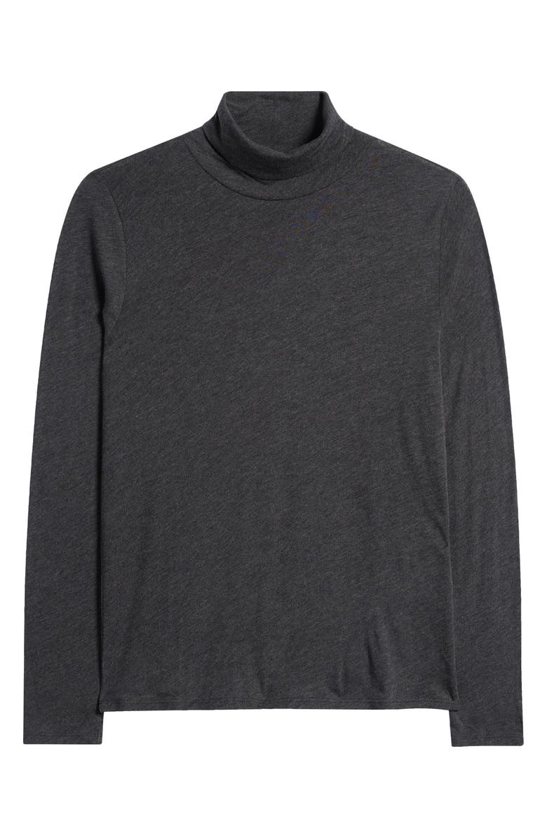 Eileen Fisher Turtleneck Top, Alternate, color, Char