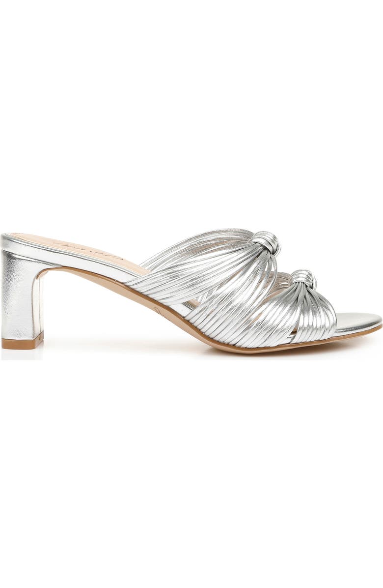 Jewel Badgley Mischka Cheryl Knotted Slide Sandal, Alternate, color,