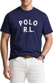 Polo Ralph Lauren Big & Tall Woven Graphic Tee