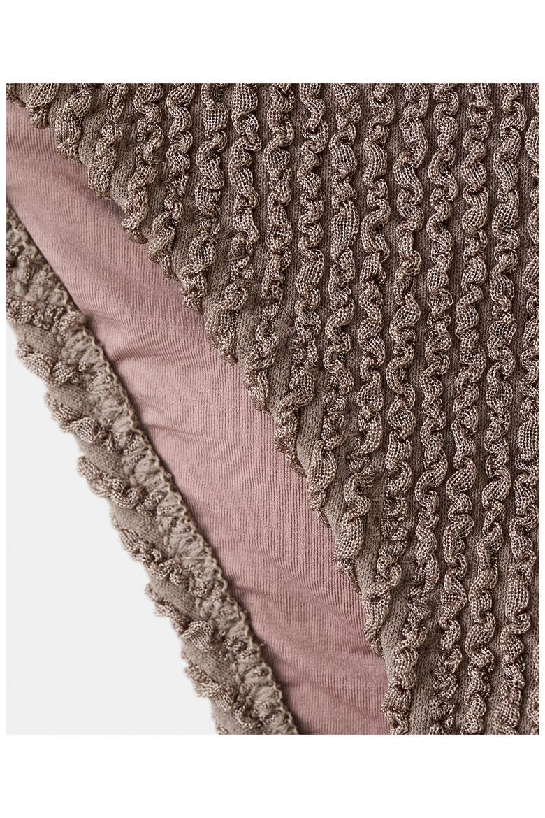 Classic Textured Bikini Bottoms, Alternate, color, LIGHT/ PASTEL BROWN