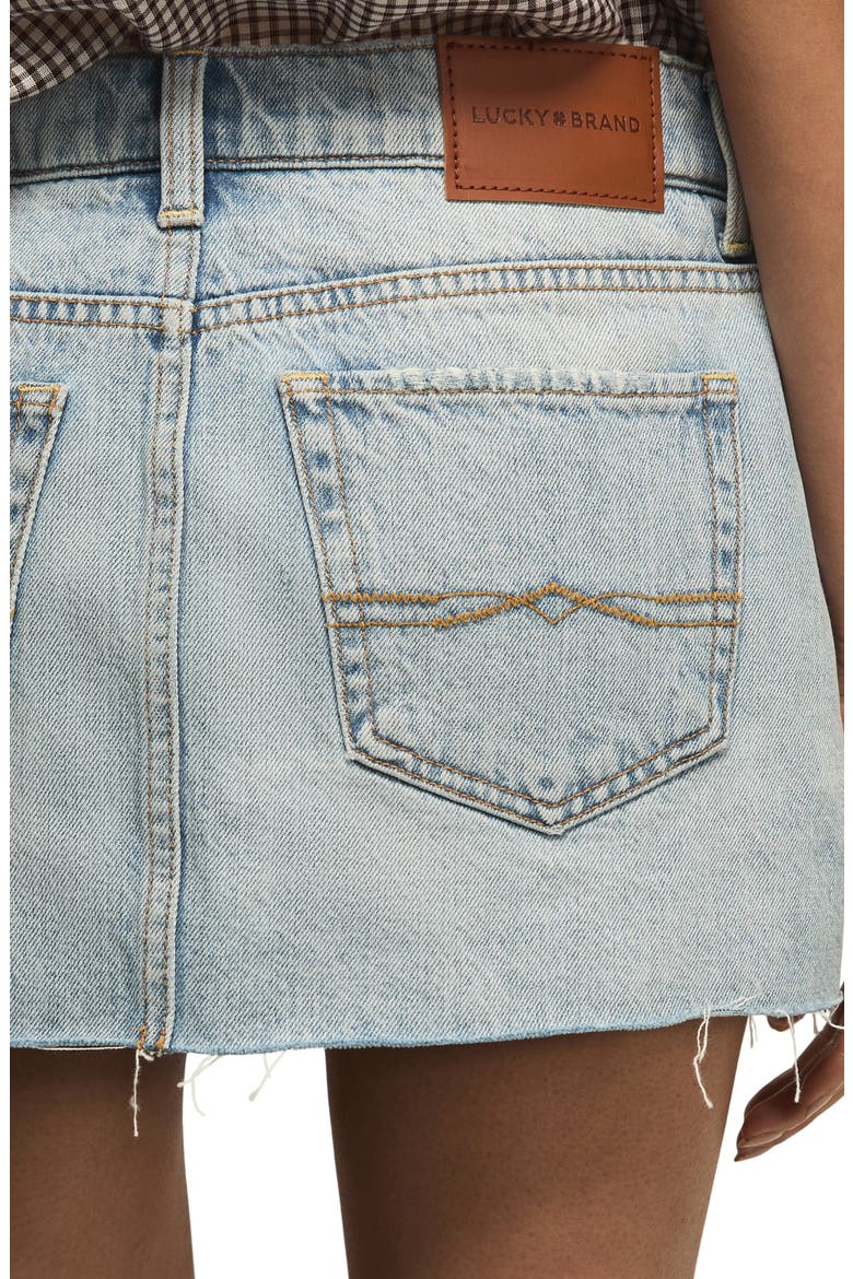 Denim Miniskort, Alternate, color, IT GIRL WASH