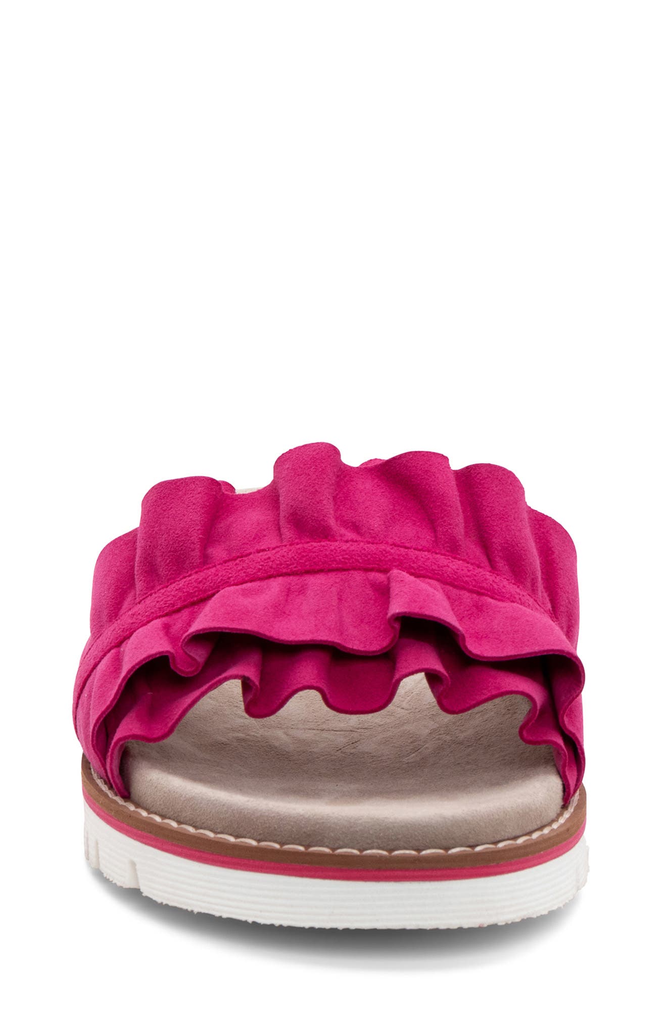 Keyes Slide Sandal, Alternate, color, FUCHSIA