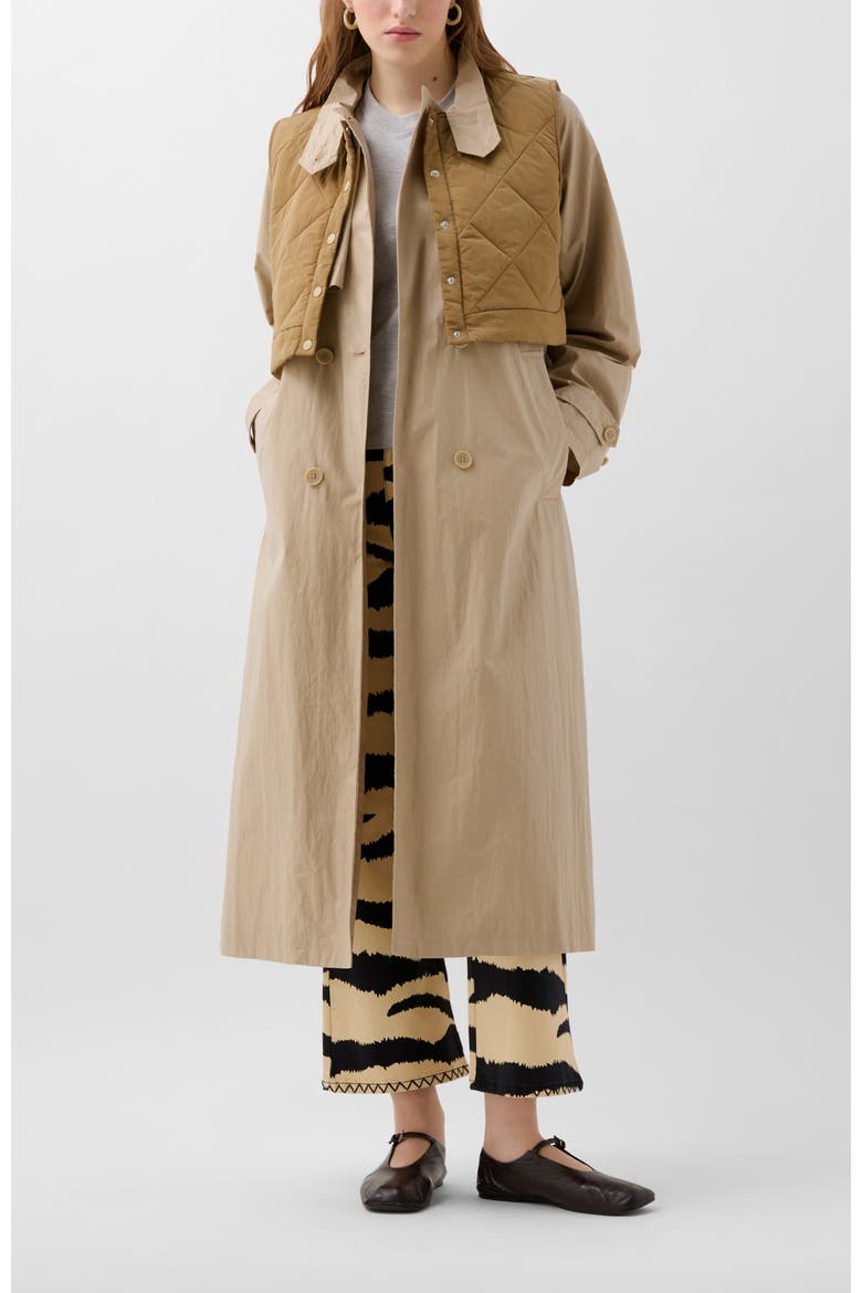 Vest Trench, Main, color, Natural