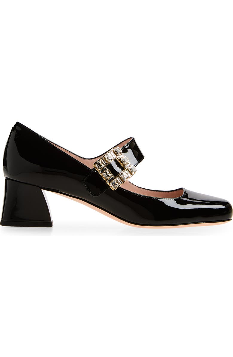 Roger Vivier Très Vivier Strass Pump, Alternate, color, Nero
