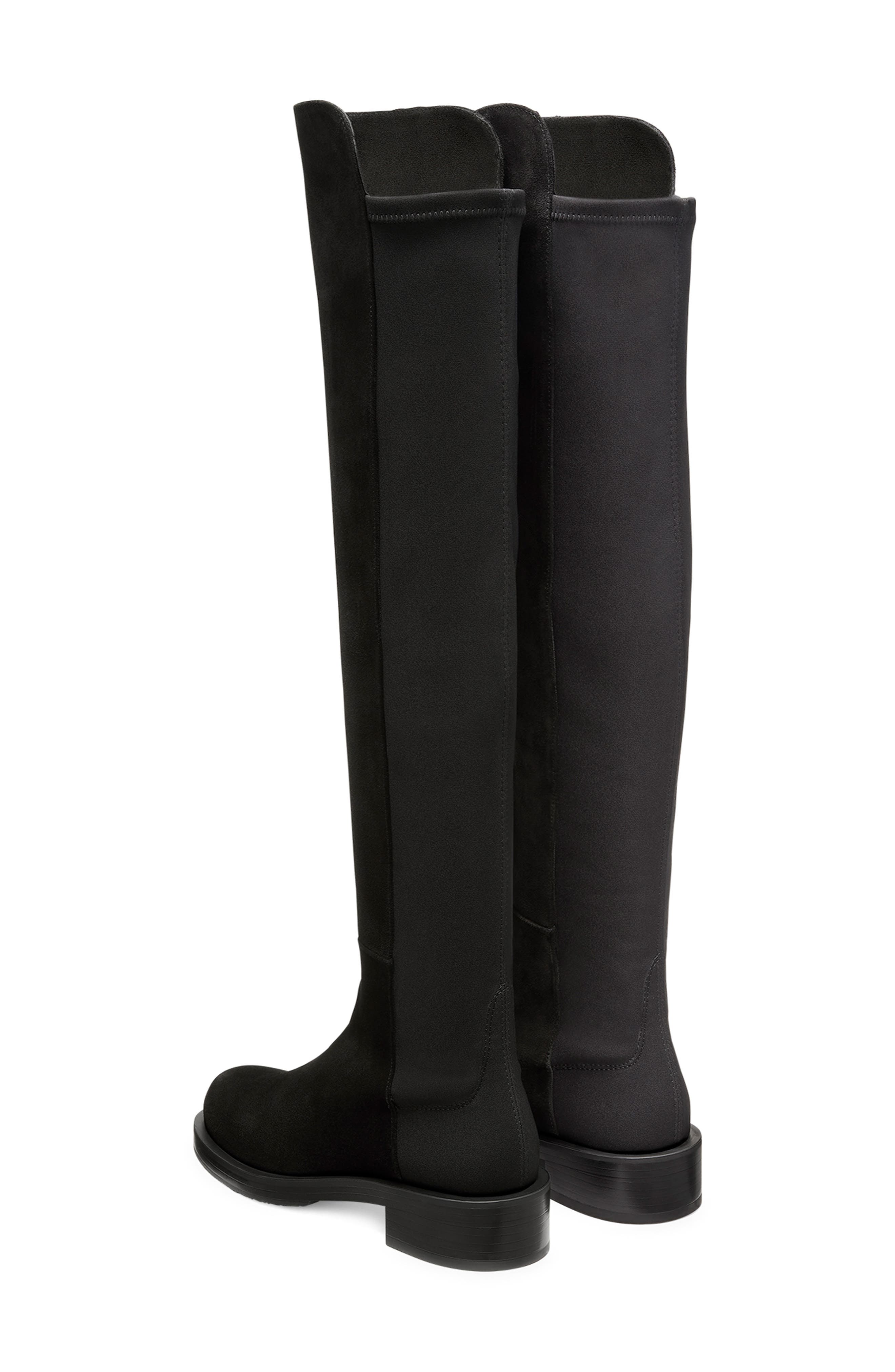 Stuart Weitzman 5050 Bold Boot, Alternate, color, Black