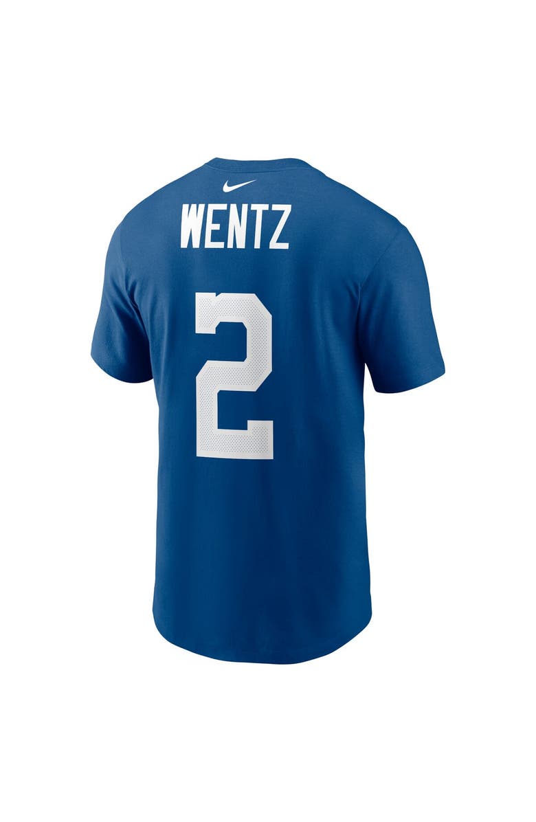 Nike Men's Nike Carson Wentz Royal Indianapolis Colts Name & Number T-Shirt, Alternate, color, 